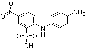 4'-氨基-4-硝基二苯胺-2-磺酸分子结构 (CAS 91-29-2)