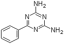 structure of CAS# 91-76-9, 2,4-Diamino-6-phenyl-1,3,5-triazine;2,4-Diamino-6-phenyl-s-triazine; Benzoguanamine; 6-Phenyl-1,3,5-triazine-2,4-diamine