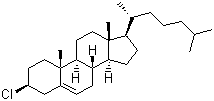 structure of CAS# 910-31-6, Cholesteryl chloride ;3beta-Chlorocholest-5-ene