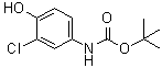 结构式 CAS# 911297-03-5, (3-氯-4-羟基苯基)氨基甲酸叔丁酯