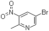 structure of CAS# 911434-05-4, 5-Bromo-2-methyl-3-nitropyridine