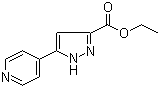 结构式 CAS# 911461-42-2, 5-(4-吡啶基)-1H-吡唑-3-羧酸乙酯