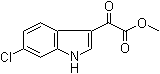 结构式 CAS# 91182-86-4, 2-(6-氯-1H-吲哚-3-基)-2-氧代乙酸甲酯
