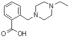 structure of CAS# 914349-54-5, 2-[(4-Ethyl-1-piperazinyl)methyl]benzoic acid