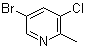 structure of CAS# 914358-72-8, 5-Bromo-3-chloro-2-methylpyridine