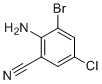 2-Amino-3-bromo-5-chlorobenzonitrile molecular structure (CAS 914636-84-3)