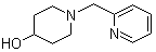 结构式 CAS# 914641-83-1, 1-(2-吡啶基甲基)-4-哌啶醇