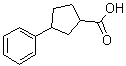 结构式 CAS# 91495-75-9, 3-苯基环戊烷羧酸