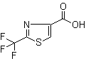 structure of CAS# 915030-08-9, 2-(Trifluoromethyl)thiazole-4-carboxylic acid;2-(Trifluoromethyl)-1,3-thiazole-4-carboxylic acid