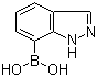 结构式 CAS# 915411-01-7, 1H-吲唑-7-硼酸