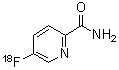 structure of CAS# 916314-03-9, 5-(Fluoro-<sup>18</sup>F)-2-pyridinecarboxamide