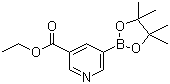 structure of CAS# 916326-10-8, 3-(Ethoxycarbonyl)pyridine-5-boronic acid pinacol ester;5-(Ethoxycarbonyl)pyridine-3-boronic acid pinacol ester