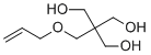 2-(羟基甲基)-2-(丙-2-烯氧基甲基)丙烷-1,3-二醇分子结构 (CAS 91648-24-7)
