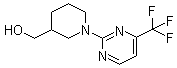 结构式 CAS# 916791-20-3, 1-[4-(三氟甲基)-2-嘧啶基]-3-哌啶甲醇