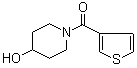 结构式 CAS# 916791-28-1, (4-羟基-1-哌啶基)-3-噻吩基甲酮