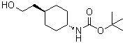 结构式 CAS# 917342-29-1, [反式-4-(2-羟基乙基)环己基]氨基甲酸叔丁酯