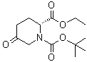结构式 CAS# 917344-15-1, (2R)-5-氧代-1,2-哌啶二甲酸 1-叔丁基 2-乙基酯