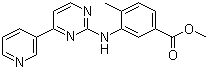 结构式 CAS# 917392-54-2, 4-甲基-3-[[4-(3-吡啶基)-2-嘧啶基]氨基]苯甲酸甲酯