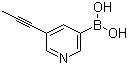 结构式 CAS# 917471-30-8, [5-(丙炔-1-基)吡啶-3-基]硼酸