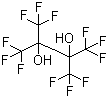 Hexafluoro-2,3-bis(trifluoromethyl)-2,3-butanediol molecular structure (CAS 918-21-8)