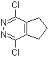 结构式 CAS# 91846-80-9, 1,4-二氯-6,7-二氢-5H-环戊二烯并[d]哒嗪