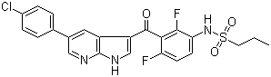 结构式 CAS# 918504-65-1, 维罗非尼