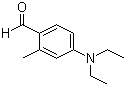 结构式 CAS# 92-14-8, 4-(二乙氨基)-2-甲基苯甲醛; N,N-二乙基-4-氨基-2-甲基苯甲醛
