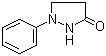 structure of CAS# 92-43-3, Phenidone;1-Phenyl-3-pyrazolidone; 1-Phenyl-3-pyrazolidinone; Graphidone