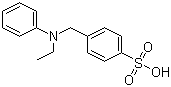 4-((Ethylanilino)methyl)benzenesulphonic acid molecular structure (CAS 92-60-4)