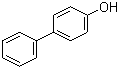 structure of CAS# 92-69-3, 4-Phenylphenol;4-Biphenylol; 4-Hydroxybiphenyl; p-Phenylphenol