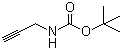 结构式 CAS# 92136-39-5, N-Boc-氨基丙炔; N-叔丁氧羰基氨基丙炔