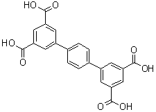 结构式 CAS# 921619-89-8, [1,1':4',1''-三联苯]-3,3'',5,5''-四羧酸