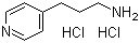 4-Pyridinepropanamine hydrochloride molecular structure (CAS 922189-08-0)