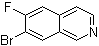 structure of CAS# 923022-40-6, 7-Bromo-6-fluoroisoquinoline