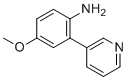 structure of CAS# 923293-14-5, 4-Methoxy-2-(pyridin-3-yl)aniline