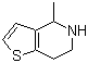4-甲基-4,5,6,7-四氢噻吩并[3,2-c]吡啶分子结构 (CAS 92503-61-2)