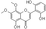 5,2',6'-Trihydroxy-7,8-dimethoxyflavone molecular structure (CAS 92519-93-2)
