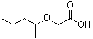 2-(1-Methylbutoxy)acetic acid molecular structure (CAS 92565-73-6)