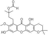 3-Isomangostin hydrate formate molecular structure (CAS 925705-36-8)