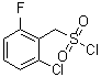 2-氯-6-氟苯甲烷磺酰氯分子结构 (CAS 926257-07-0)