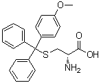 结构式 CAS# 926935-33-3, S-[(4-甲氧基苯基)二苯基甲基]-D-半胱氨酸