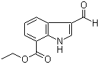 structure of CAS# 927181-98-4, 3-Formylindole-7-carboxylic acid ethyl ester