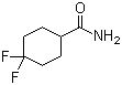 structure of CAS# 927209-98-1, 4,4-Difluorocyclohexanecarboxamide;4,4-Difluorocyclohexane-1-carboxamide