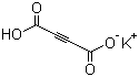 结构式 CAS# 928-04-1, 2-丁炔二酸单钾盐