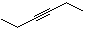 structure of CAS# 928-49-4, 3-Hexyne;Diethylacetylene