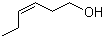 Leaf alcohol molecular structure (CAS 928-96-1)