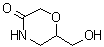 structure of CAS# 929019-95-4, 6-(Hydroxymethyl)-3-morpholinone;6-(Hydroxymethyl)morpholin-3-one