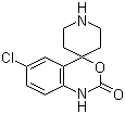 structure of CAS# 92926-63-1, 6-Chlorospiro[4H-3,1-benzoxazine-4,4'-piperidin]-2(1H)-one;6-Chloro-1,2-dihydro-2-oxospiro[4H-3,1-benzoxazin-4,4'-piperidine]