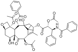 2'-Acetyltaxol molecular structure (CAS 92950-40-8)