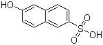 2-萘酚-6-磺酸分子结构 (CAS 93-01-6)